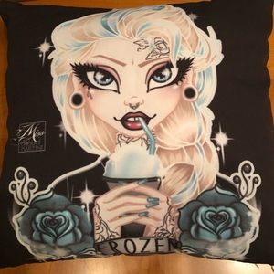 ELSA fan art throw pillow.